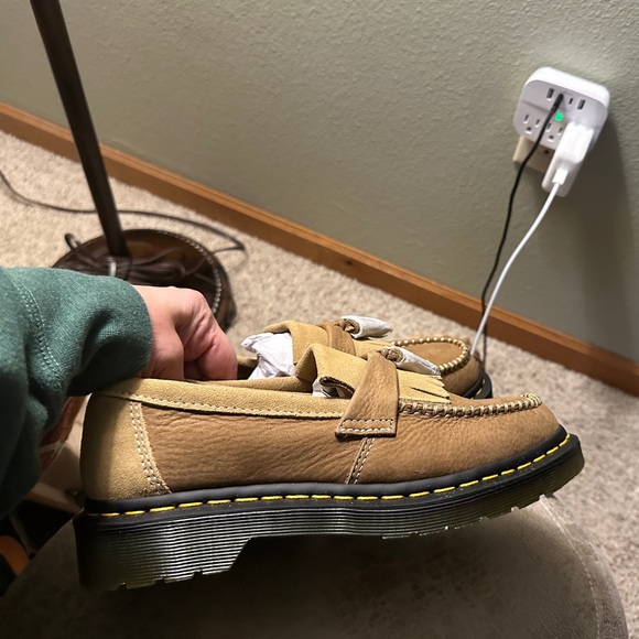 Dr Martens Adrian tasseled nubuck two tone loafers - Picture 6 of 8